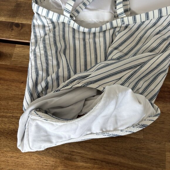 Seafolly Australia Women’s Swimsuit USA Sz 6 Striped Beach Resort Pool Vacation - Picture 13 of 13